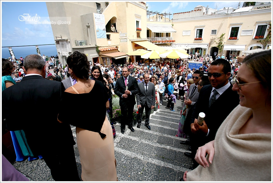 [義大利親子自助] 景點-Capri::在卡布里島遇見幸福婚禮