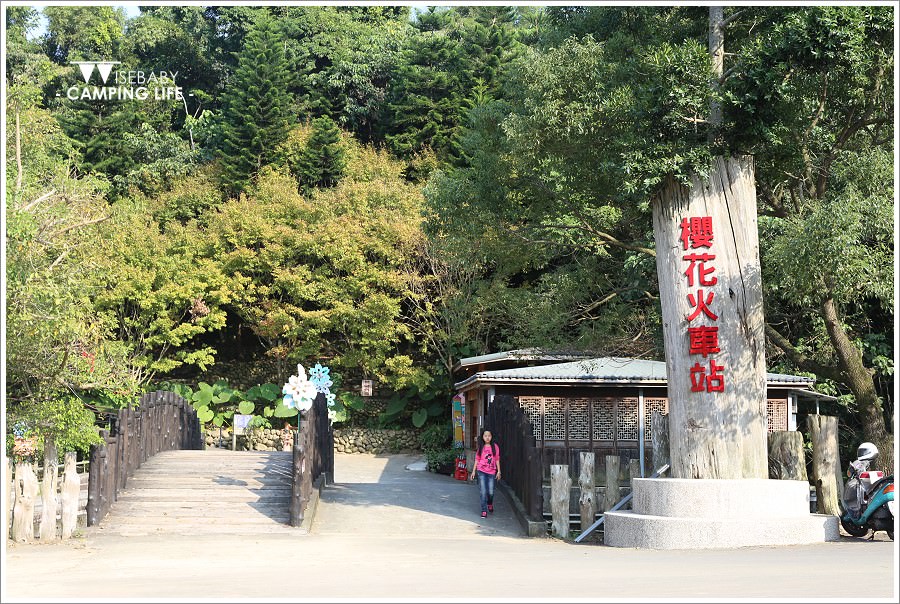 露營 | 台中新社。櫻花鳥森林．滑水道好好玩的櫻花營地