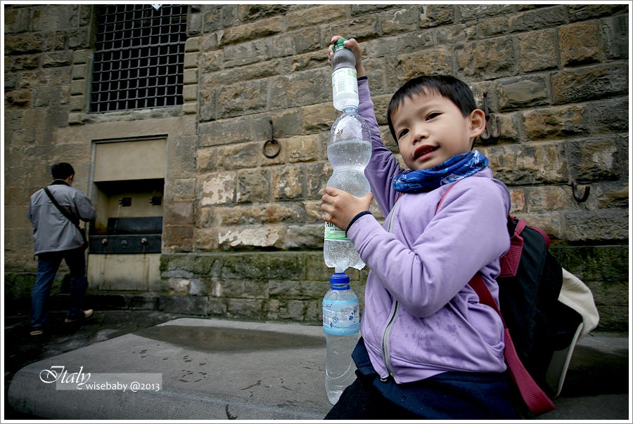 [義大利親子自助] 分享-Firenze::免費好喝氣泡水的裝水位置