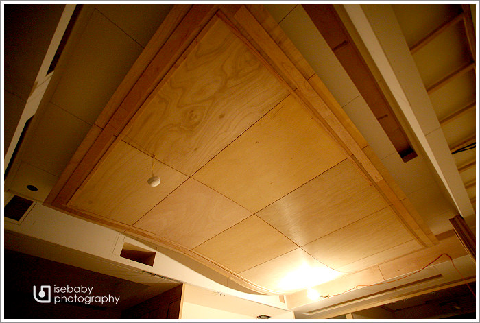[窩] 裝潢W3-2:弧型天花板木作完成