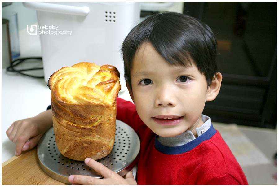 [親子烘焙] 105T麵包機::花式土司-地瓜&花生口味