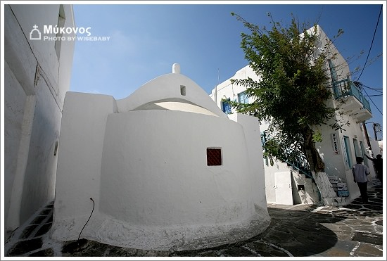 希臘自助遊記【11】Mykonos．奶油般的教堂