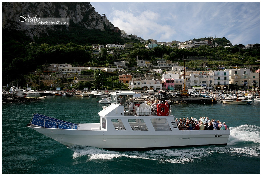 [義大利親子自助] 交通-南義::搭船來回蘇連多<->Capri島