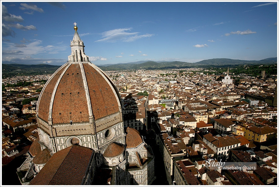 [義大利親子自助] 景點-Firenze::托斯卡尼豔陽下登喬托鐘塔Campanile di Giotto