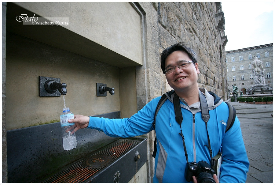 [義大利親子自助] 分享-Firenze::免費好喝氣泡水的裝水位置
