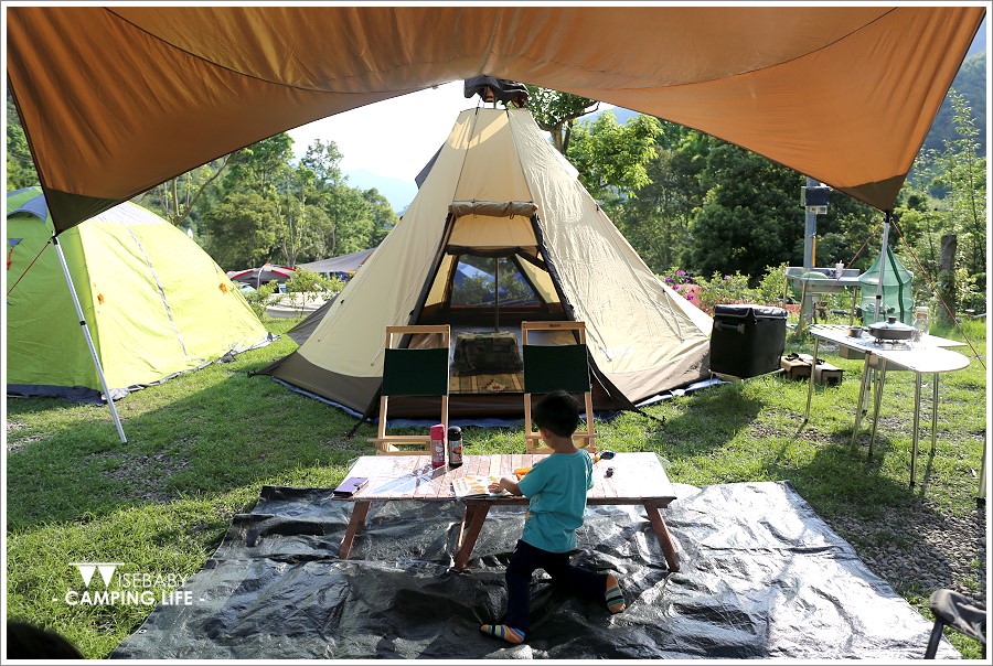 露營 | 新竹尖石。水田谷露營區．可戲水可賞螢的多小區營地