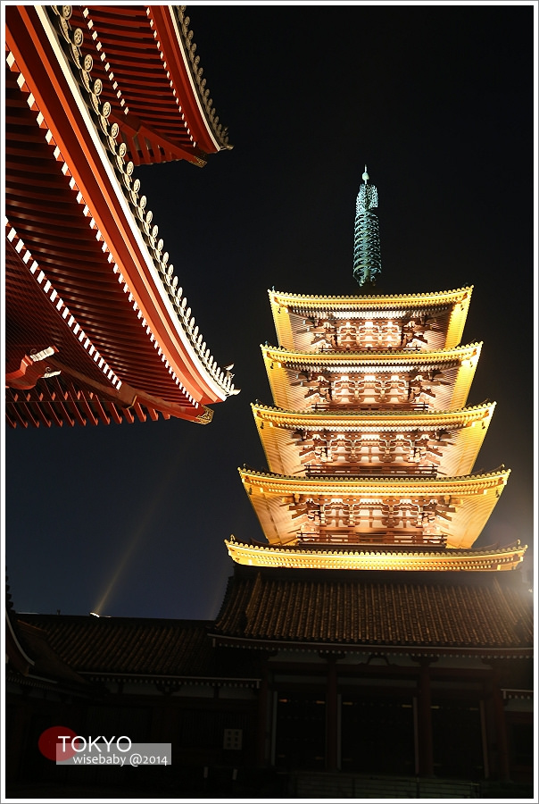 [東京自助] 景點-淺草::雷門、仲見世通與淺草寺的晝與夜