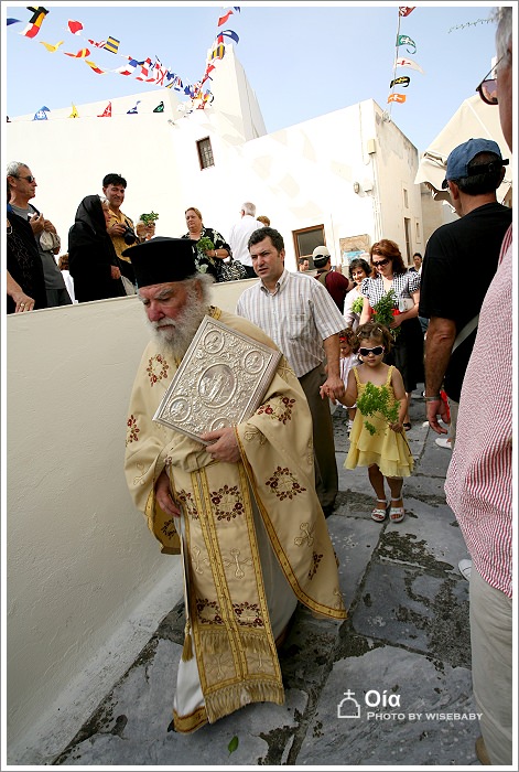 希臘自助遊記【40】Oia．東正教Holy Cross節