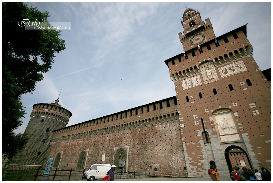 [義大利親子自助] 景點-Milano::米蘭散步地圖(二)．感恩聖母教堂&最後的晚餐、斯福爾扎城堡
