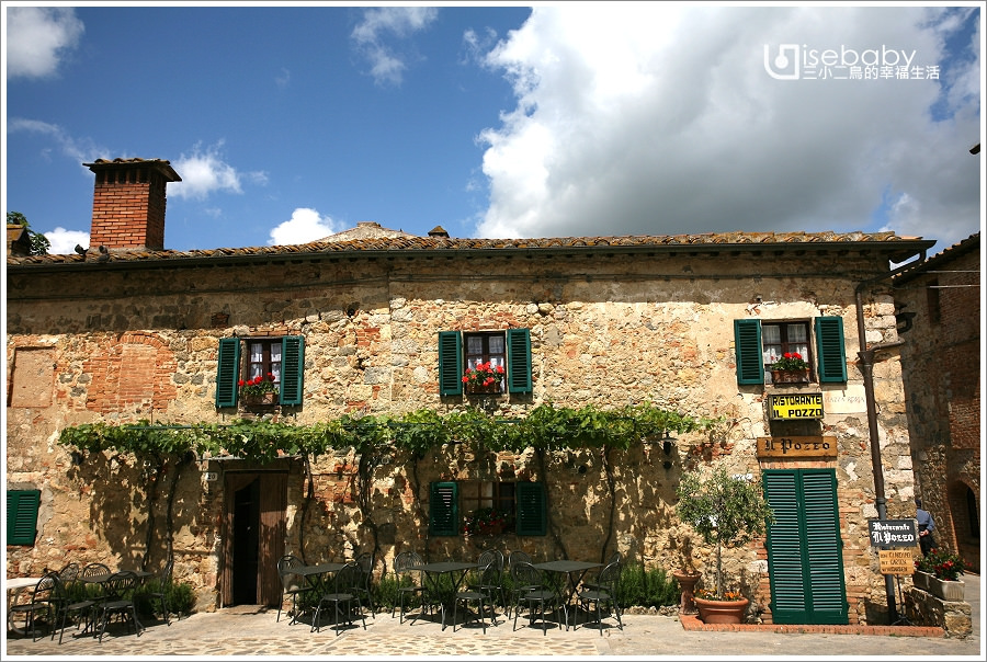 義大利 | 托斯卡尼租車自駕推薦行程．中古世紀小鎮Monteriggioni