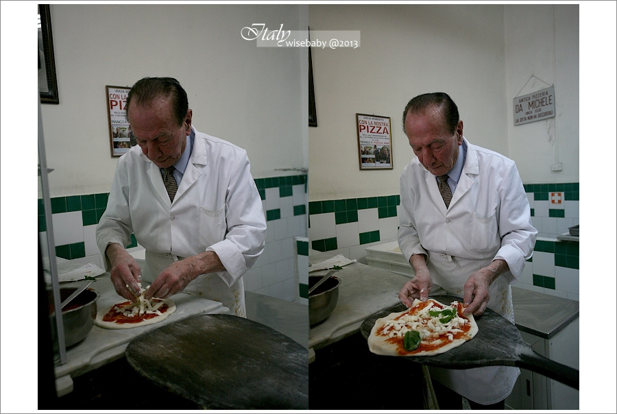 [義大利親子自助] 食記-Napoli::必吃百年PIZZA店L'antica Pizzeria Da Michele
