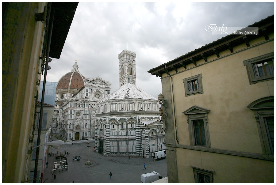 義大利住宿。住在佛羅倫斯百花大教堂前Hotel San Giovanni