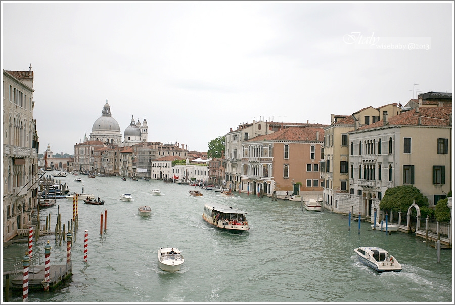 [義大利親子自助] 景點-Venezia::威尼斯散步地圖(三)．學院橋、學院美術館、佩姬‧古根漢美術館、安康聖母院