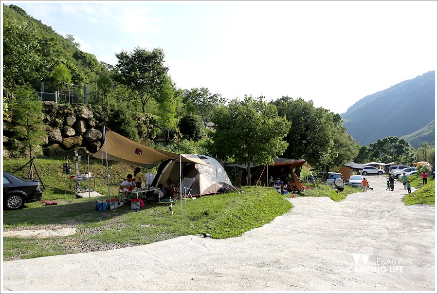 露營 | 新竹尖石。水田谷露營區．可戲水可賞螢的多小區營地